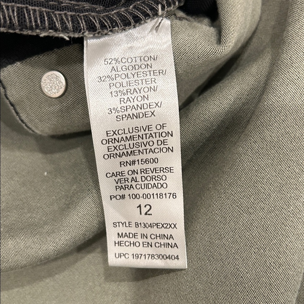 Democracy Green Gray Ab technology straight leg jeans - Picture 5 of 9